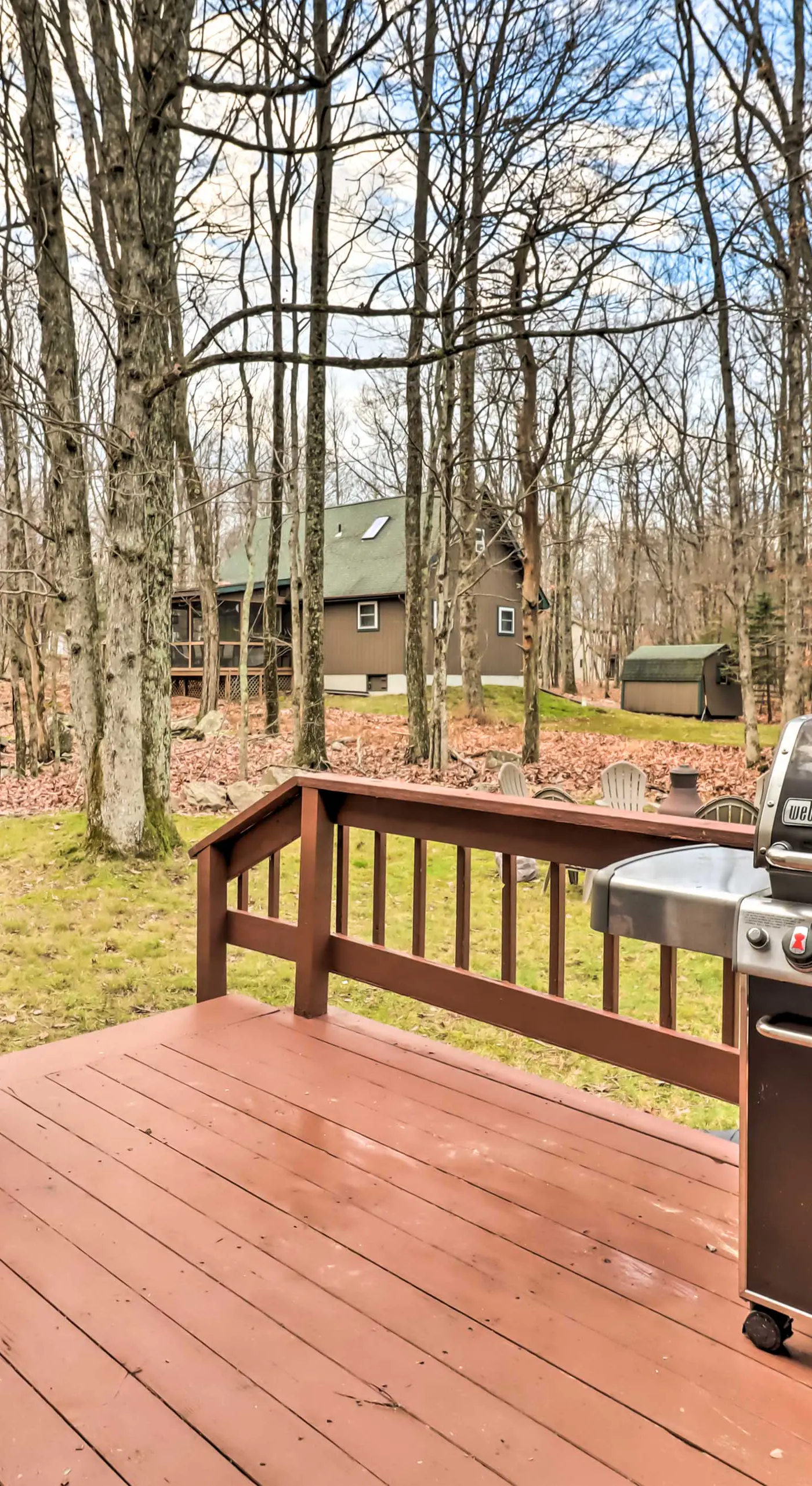 Near Big Boulder Mtn: Cabin w/ Furnished Deck