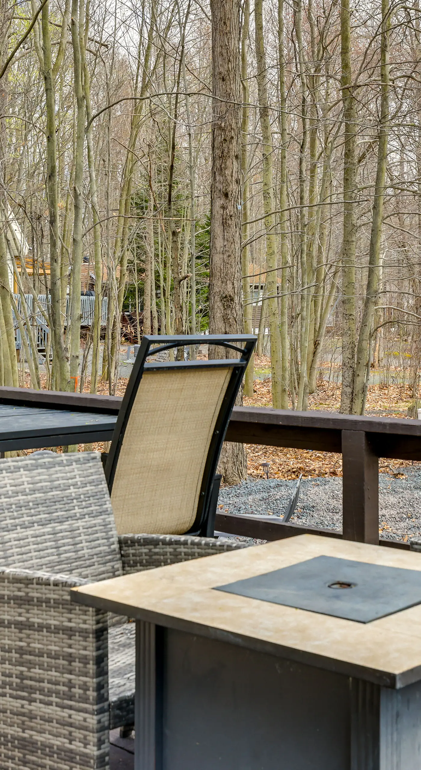 Fire Pit & Deck: Inviting Pocono Lake Home