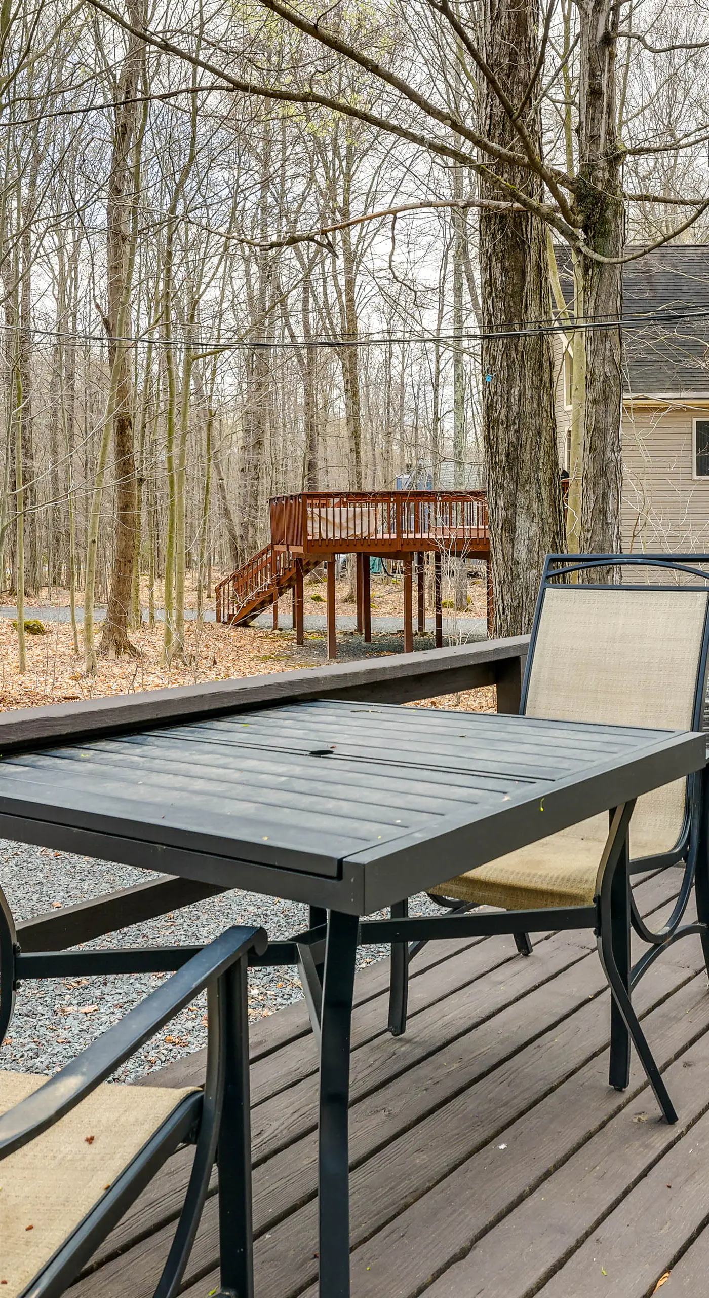 Fire Pit & Deck: Inviting Pocono Lake Home