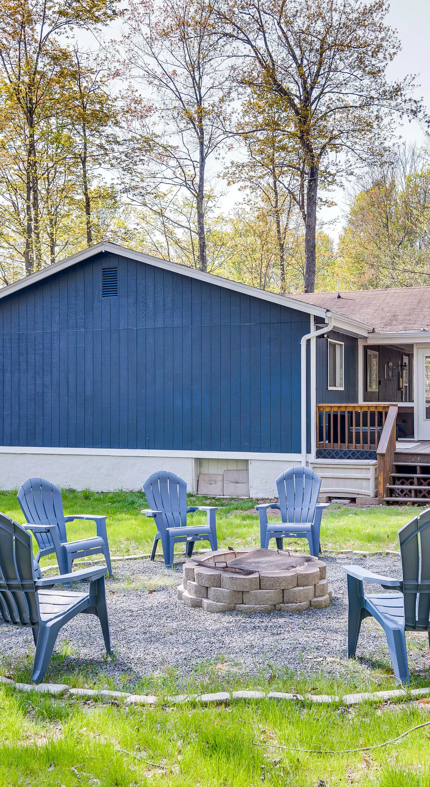 Deck & Community Perks: Bright Pocono Lake Home!