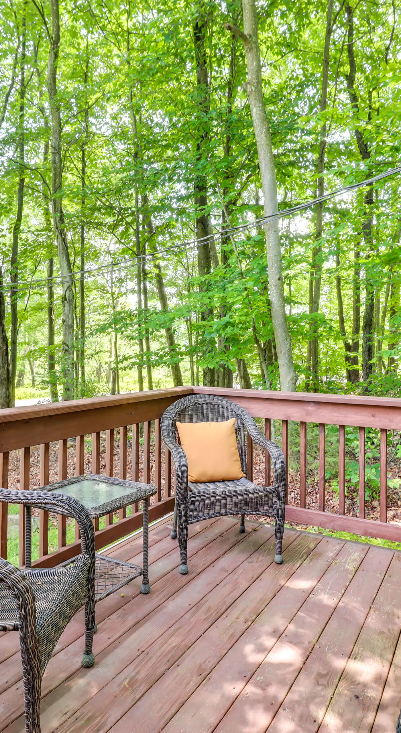 Walk to Beaches: Tree-Lined Pocono Lake Retreat!