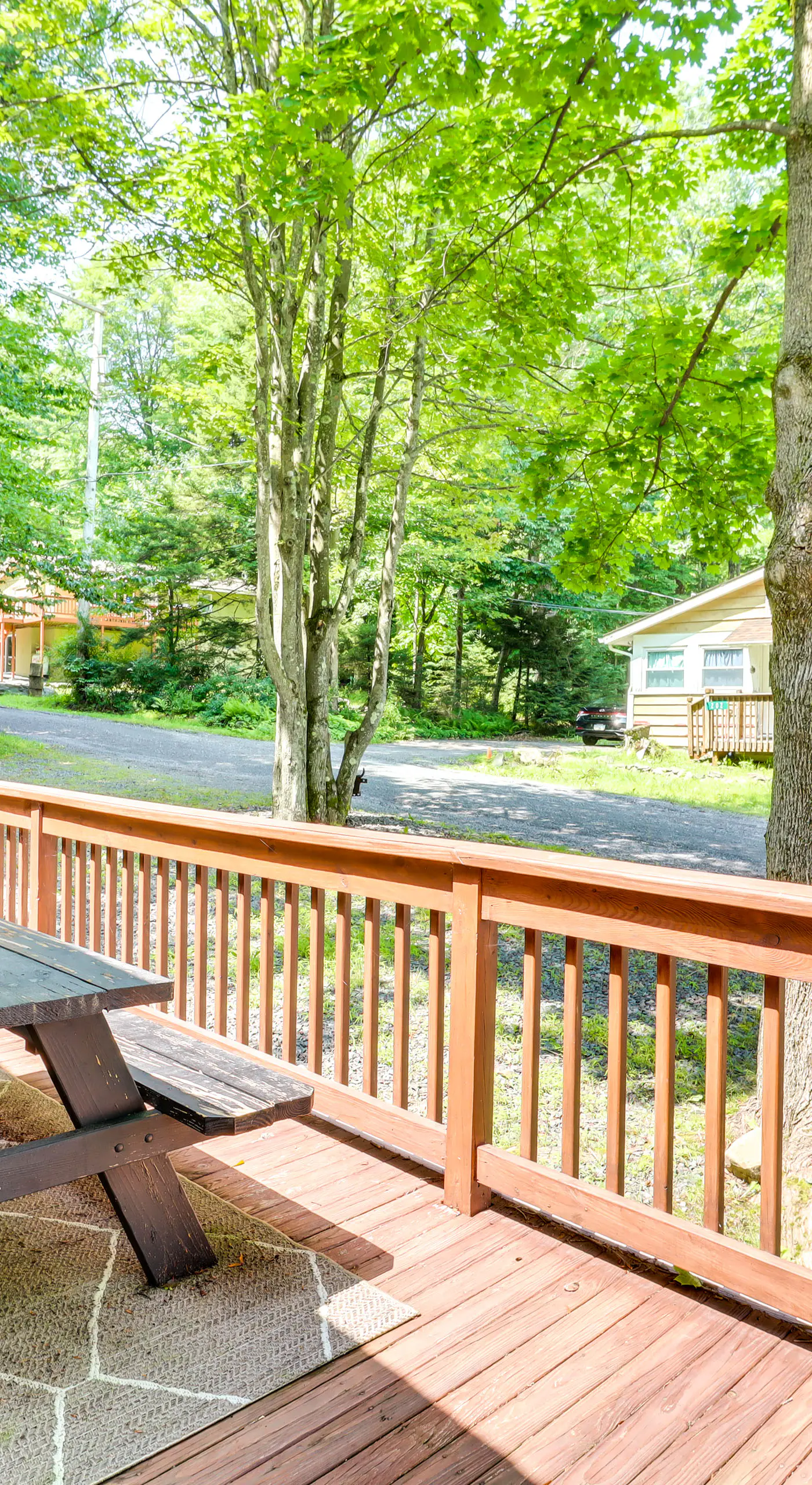 Walk to Beaches: Tree-Lined Pocono Lake Retreat!
