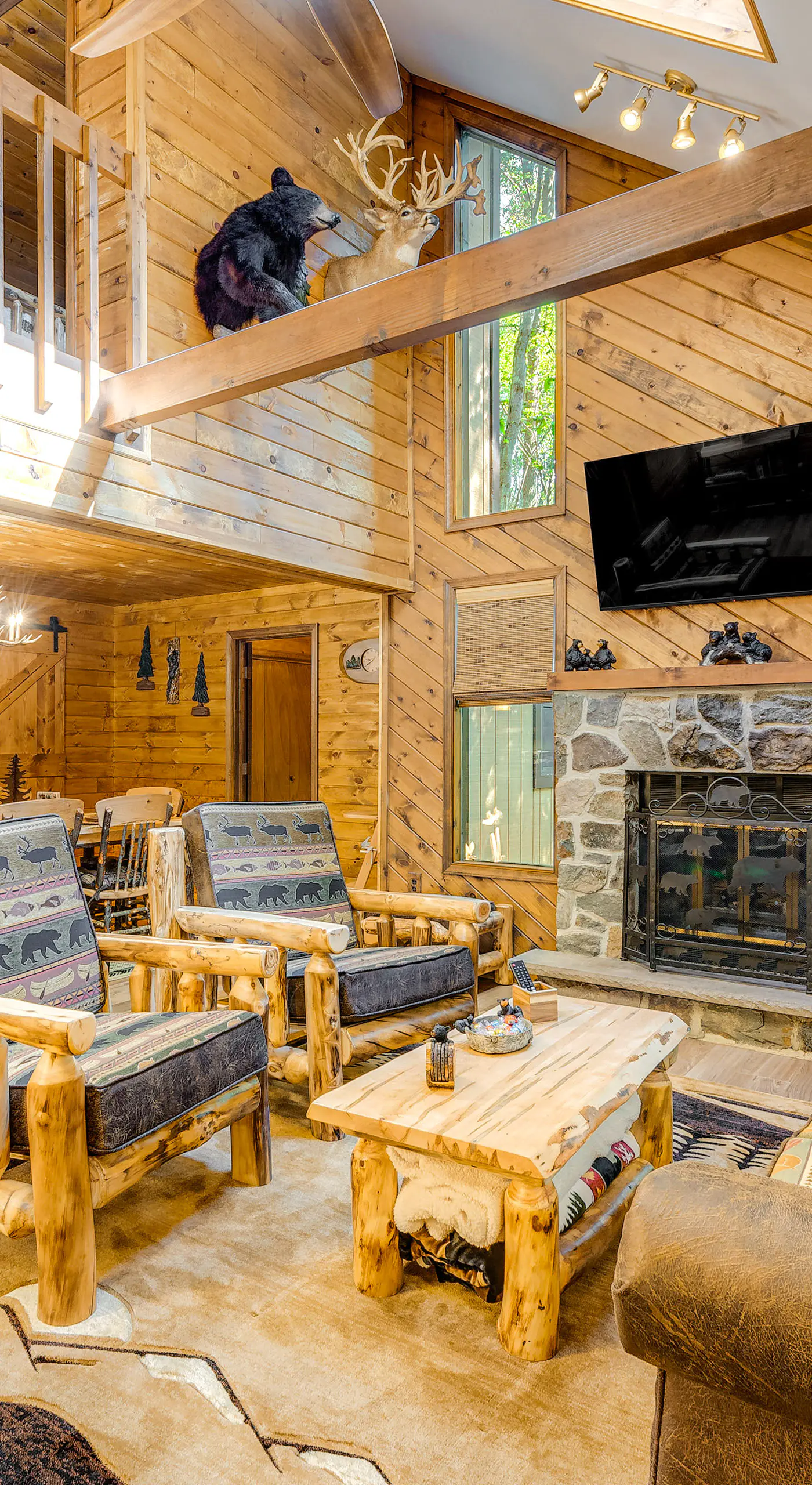 Game Room & Hot Tub: ‘Pine Bear' Pocono Lake Cabin