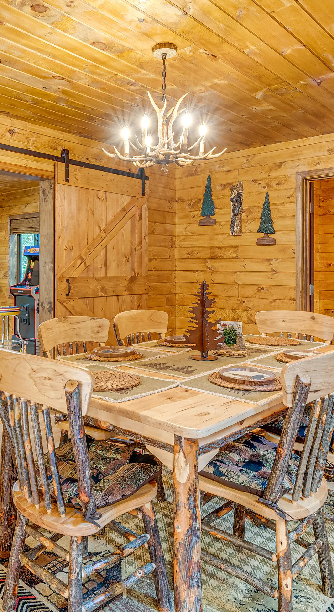 Game Room & Hot Tub: ‘Pine Bear' Pocono Lake Cabin
