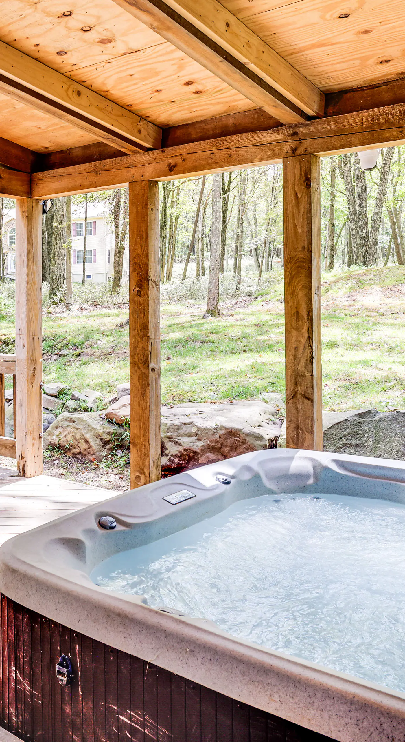 Long Pond Log Cabin w/ Hot Tub Soaks & Outdoor Fun