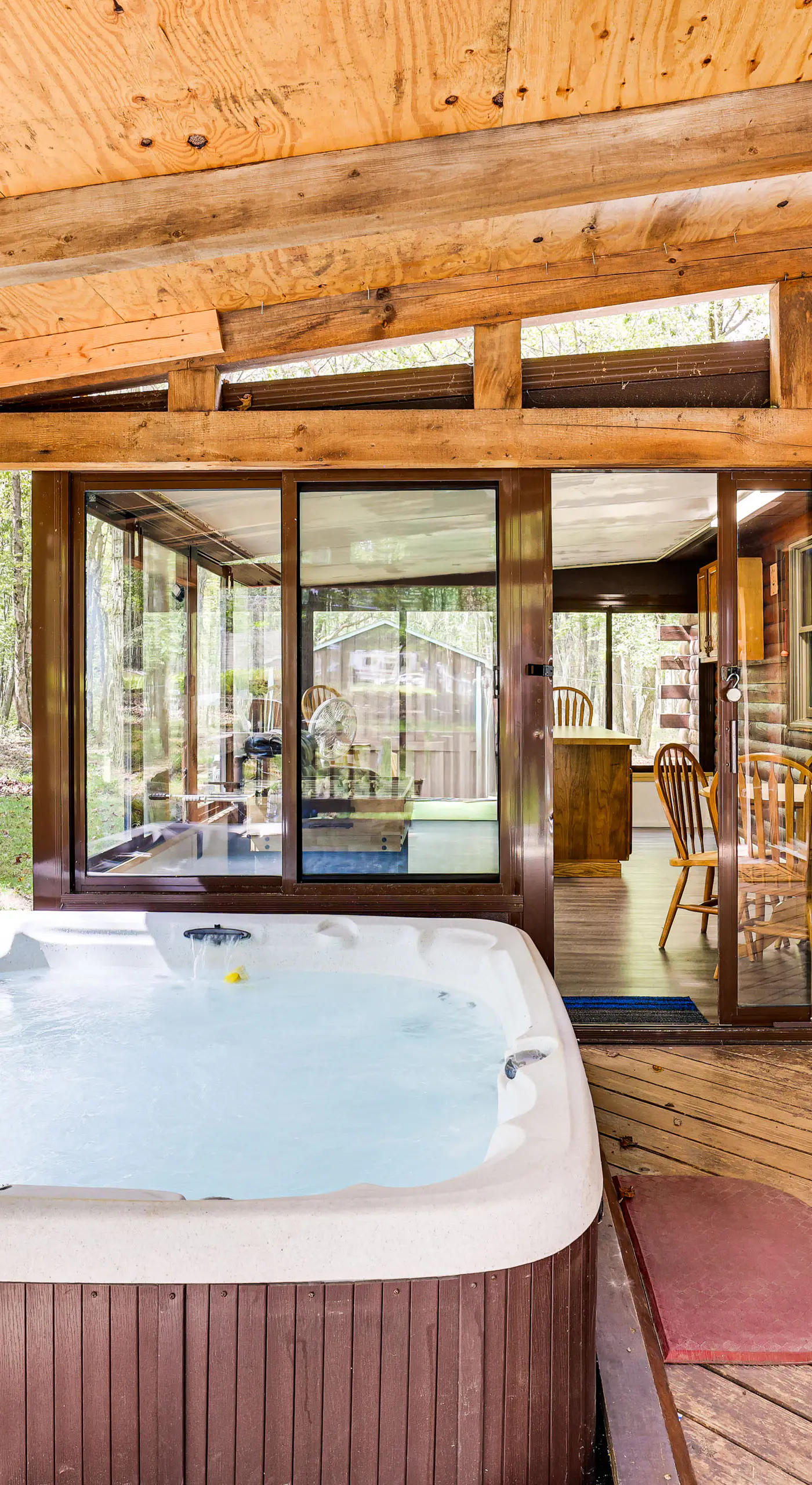 Long Pond Log Cabin w/ Hot Tub Soaks & Outdoor Fun
