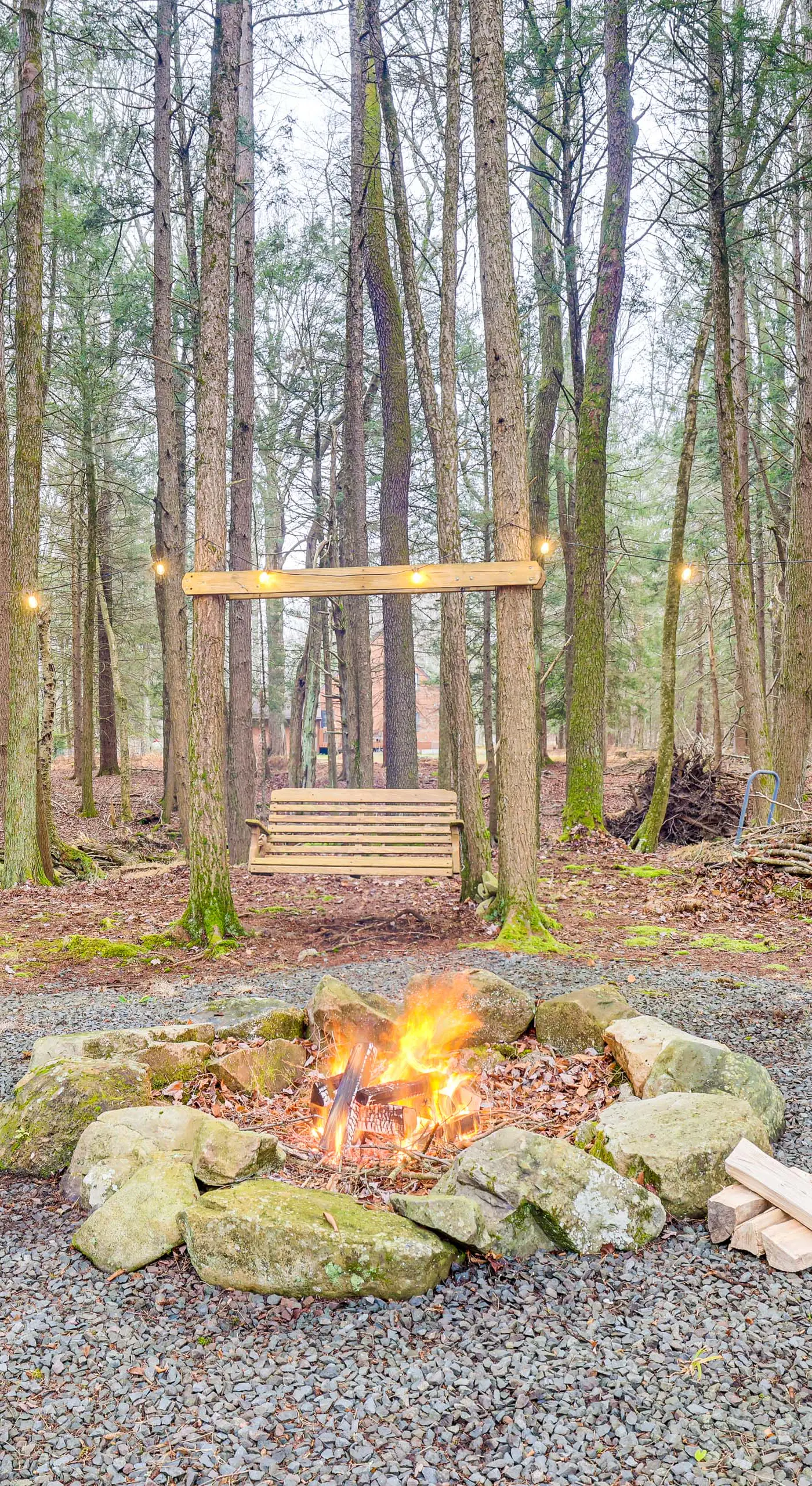 Fire Pit, Game Room, Lake, On-Site Stream Poconos!