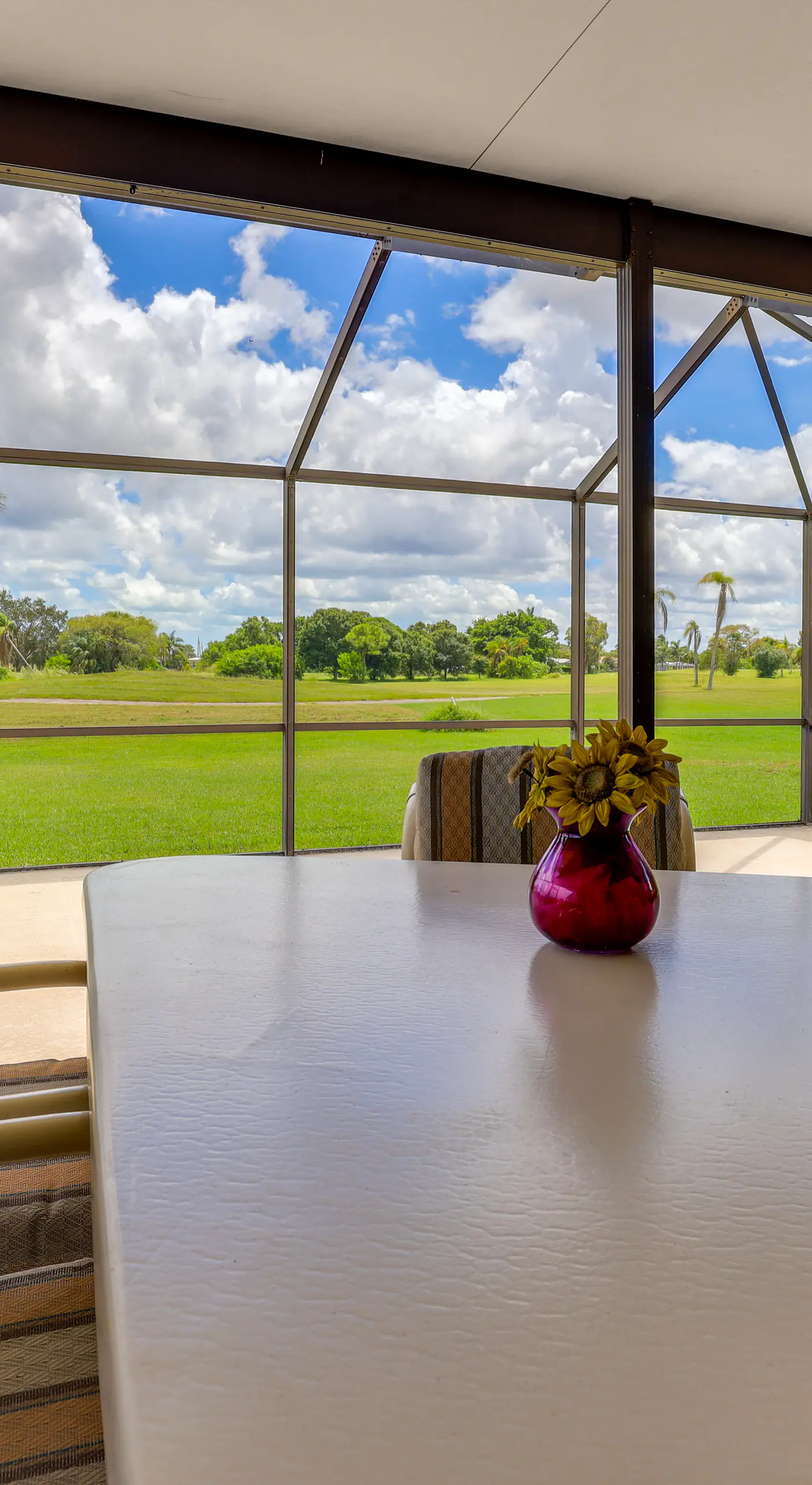 Sunny Port St Lucie Home: Lanai & Golf Course View