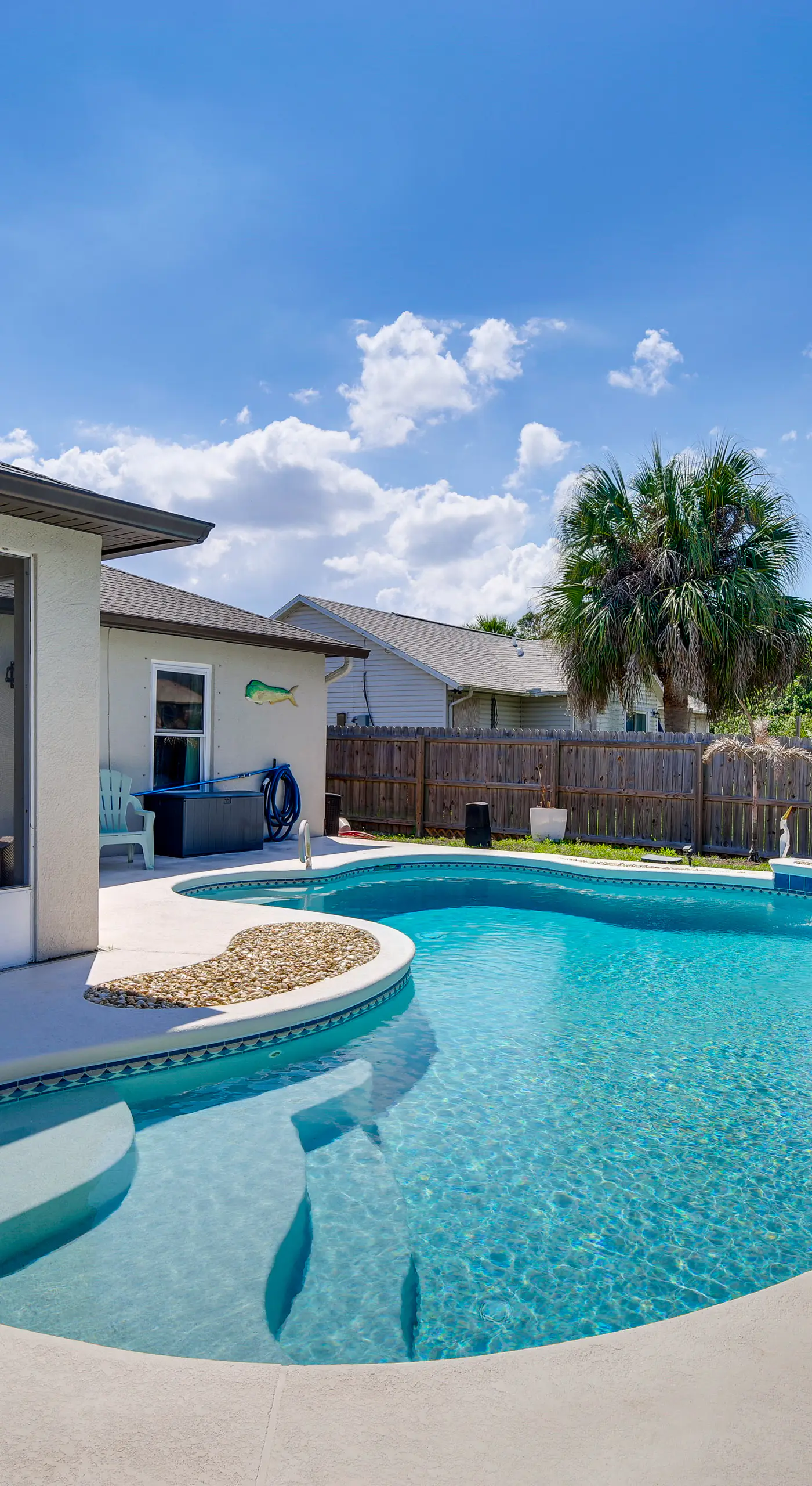 Fun in the Sun! Modern Palm Bay Gem w/ Pool + Yard