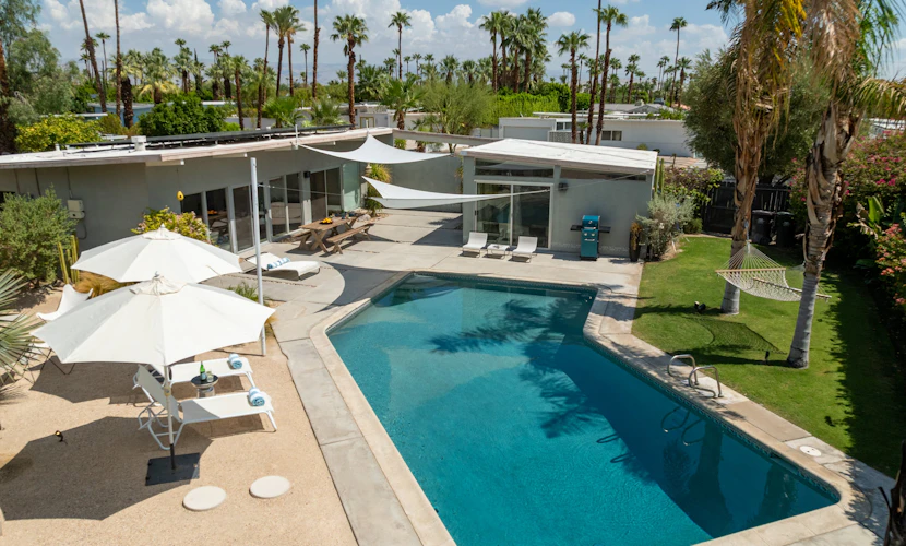 The 1959 - Mid-Century Pool & Spa Retreat