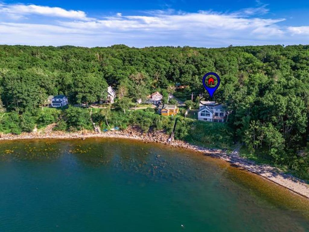 Lookout on Waters Edge; Oceanfront home in Owls Head