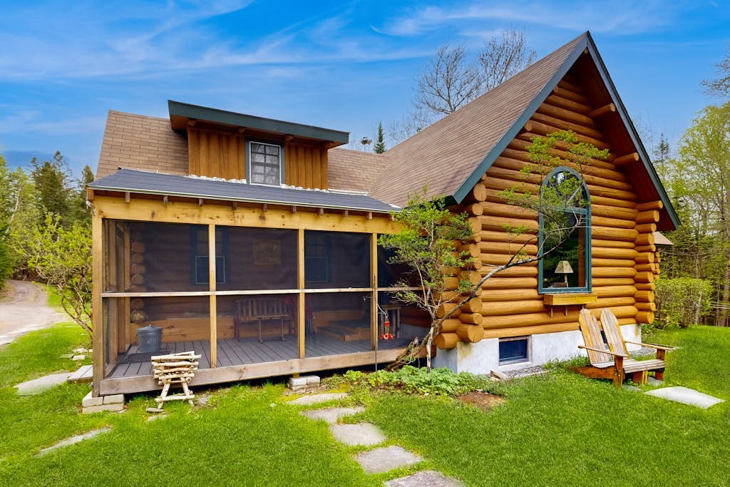 Authentic Maine Log Cabin