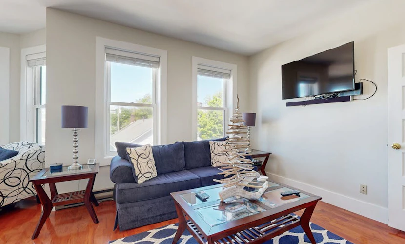 Boothbay Harbor penthouse in the heart of downtown with harbor views
