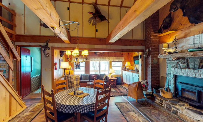 Dog-Friendly Lakefront Cabin with Full Kitchen, Firepit, Free WiFi, Great Views