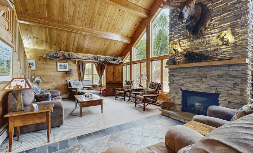 Lakeside Lodge with Amazing Water Views, Screened Porch, Dock, & Firepit