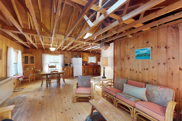Quiet Dog-Friendly Waterfront Getaway with Private Beach, Dock, & Firepit