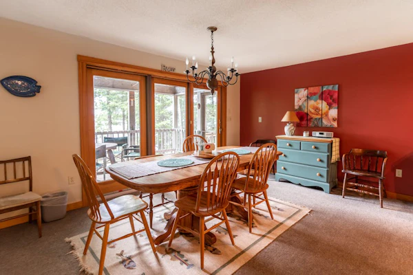 Gorgeous lakefront home w/ dock, canoe, kayaks & lake/forest views