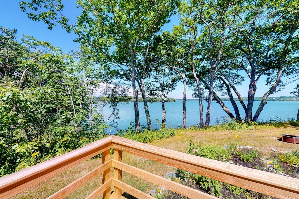 Waterfront home on St. George River with private beach & deck - near festivals