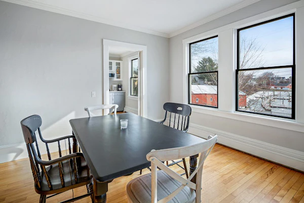 Waterfront, walkable, updated home with harbor views & partial AC