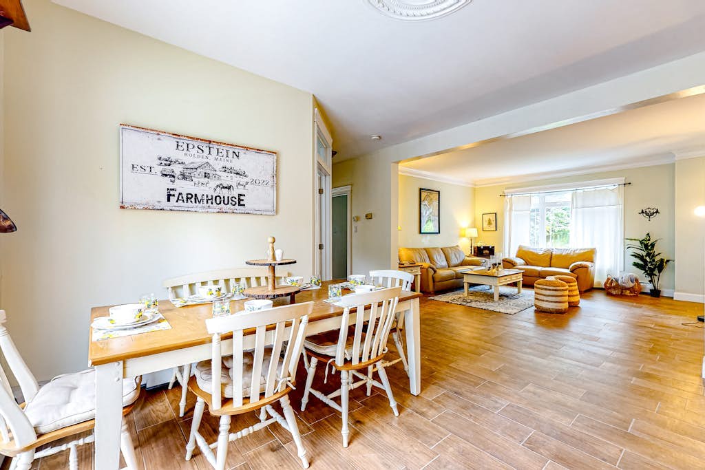 Maine Country Getaway | Creekside house in Holden with deck & great location