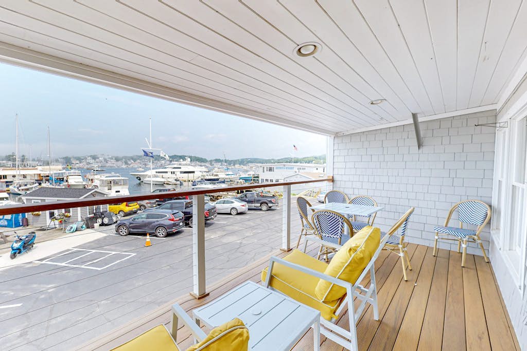 Oceanfront, dog-friendly condo with Boothbay Harbor views & prime location
