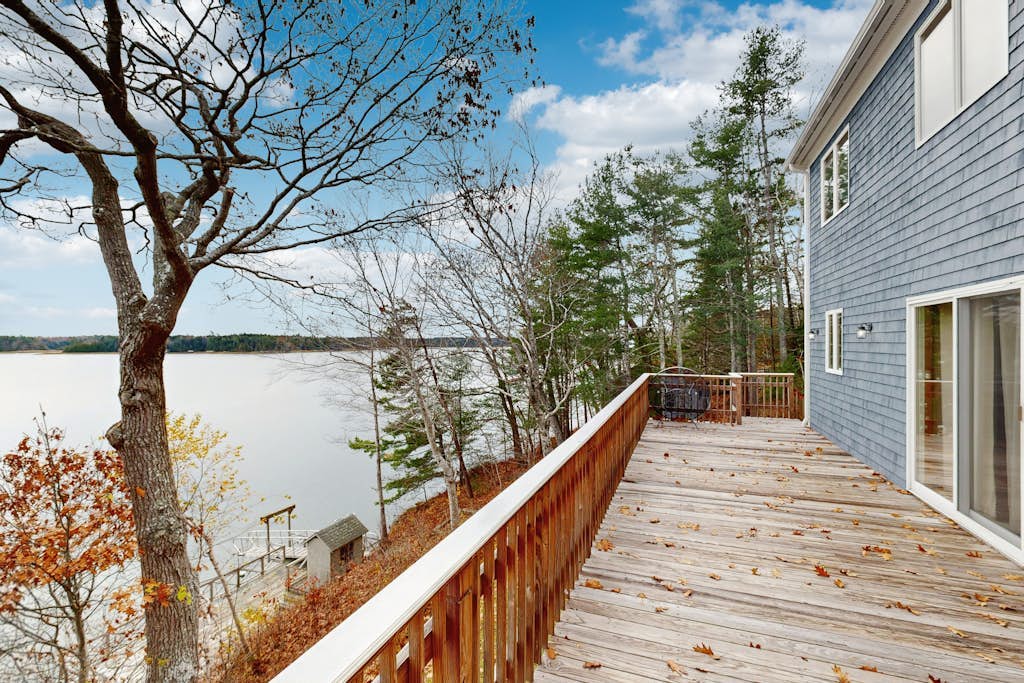 Serene waterfront home w/ a dock, large deck & amazing views!