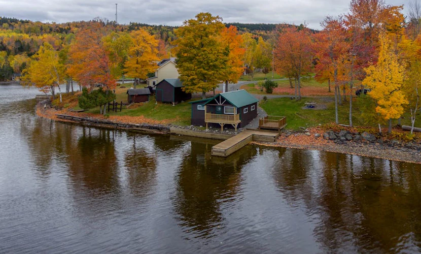 Dog-Friendly Lakefront Cabin with Private Dock, Epic Views of Lake & Mt Kineo
