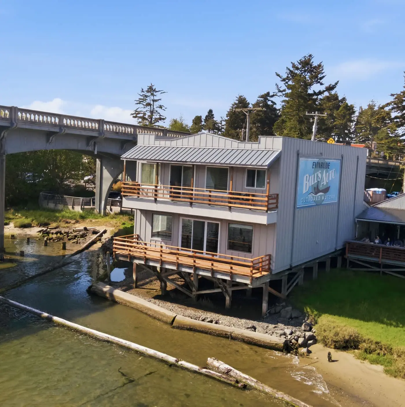 Two Separate Units at this Incredible Riverfront Oasis with Wraparound Deck