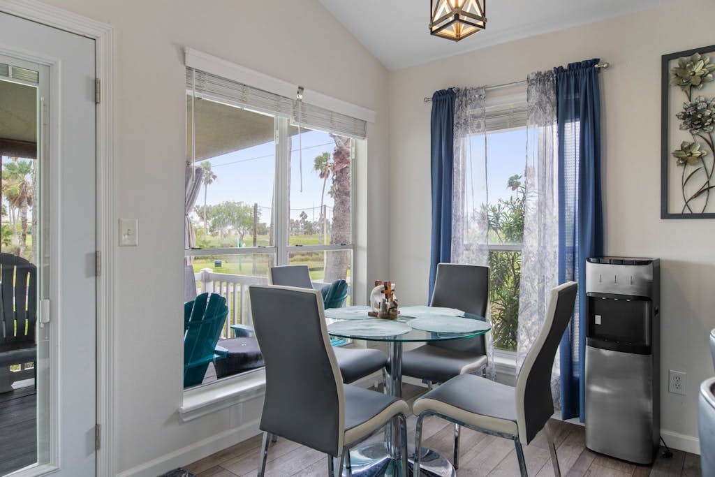 587 2bed modern retreat in the relaxed, gated Long Island Village community in Port Isabel.