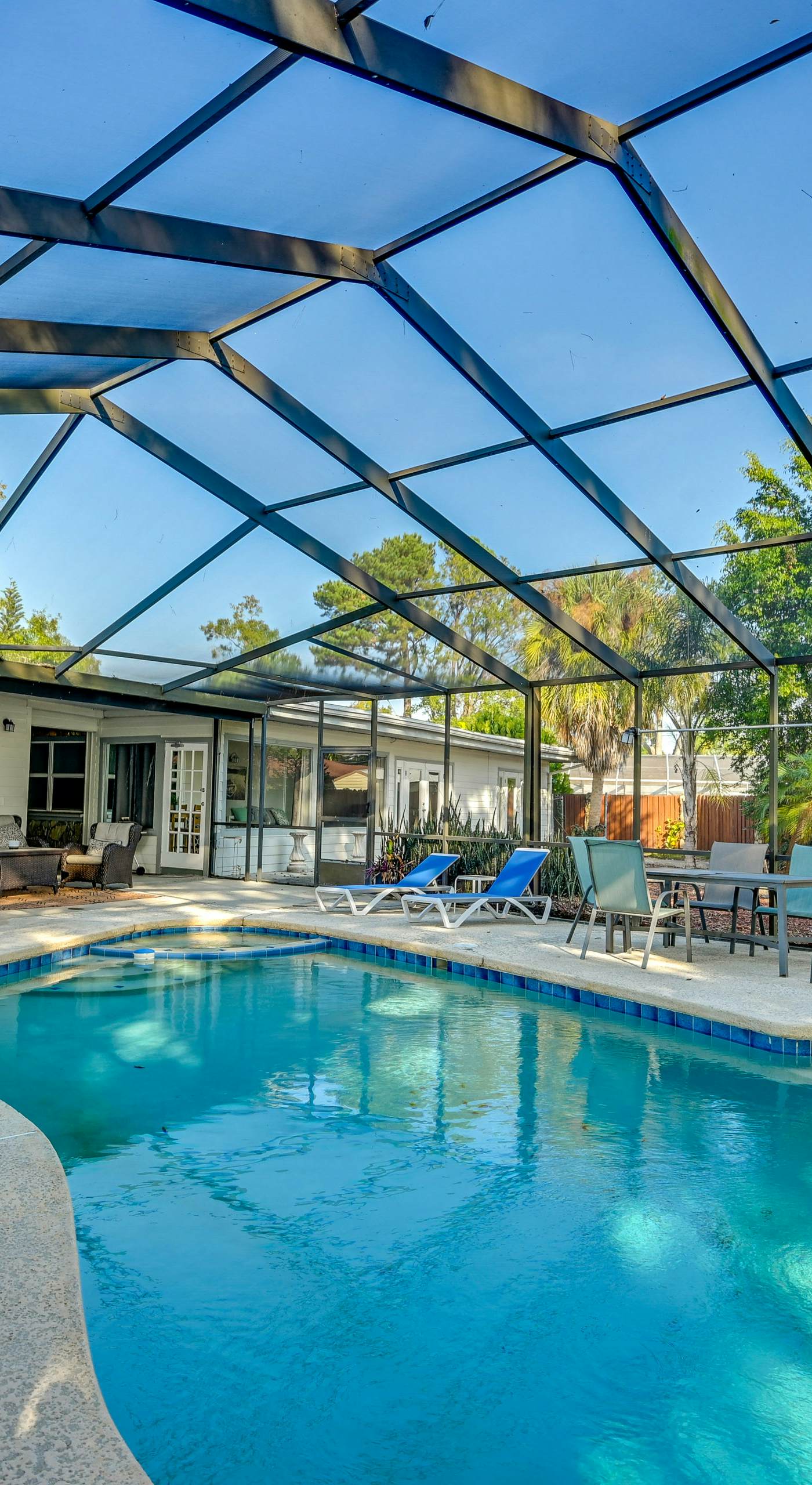 Dock & Beautiful Views! Spacious Bellows Lake Gem