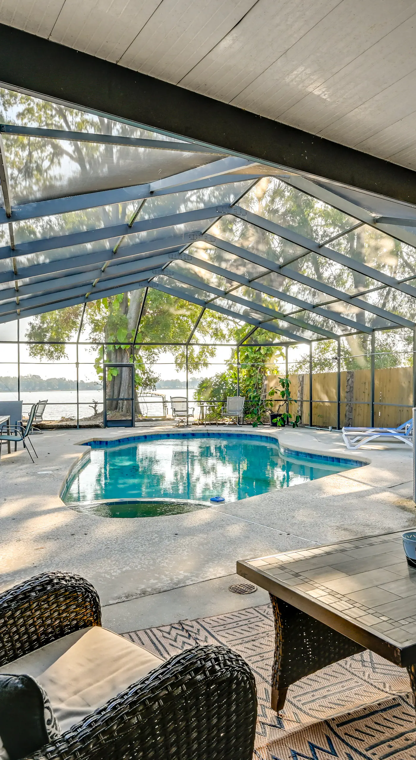 Dock & Beautiful Views! Spacious Bellows Lake Gem