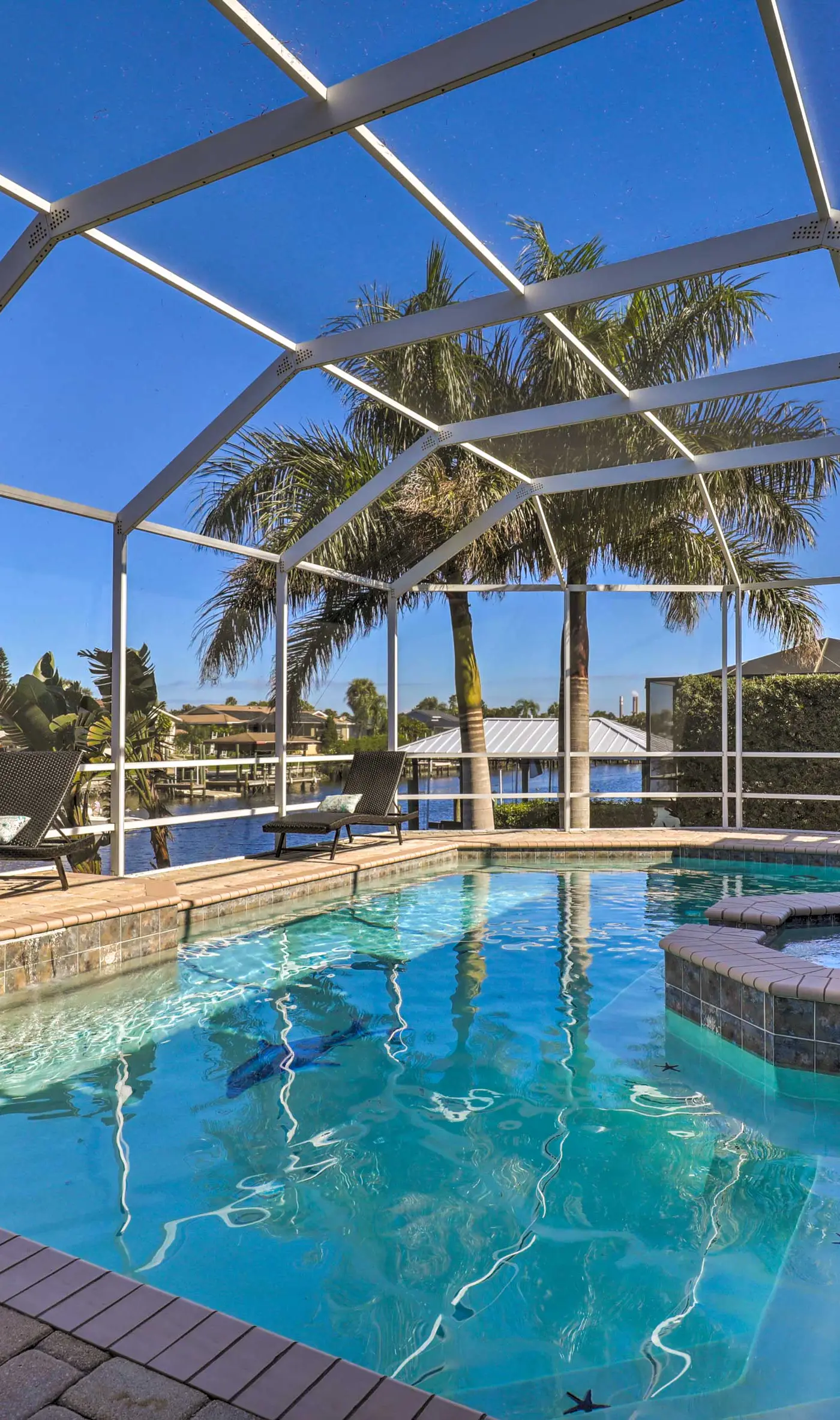 Heated Pool/Spa & Dock: Apollo Beach Home on Canal