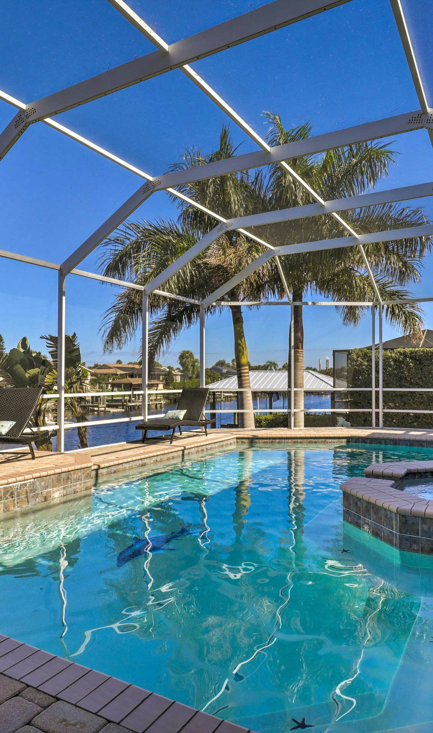 Heated Pool/Spa & Dock: Apollo Beach Home on Canal