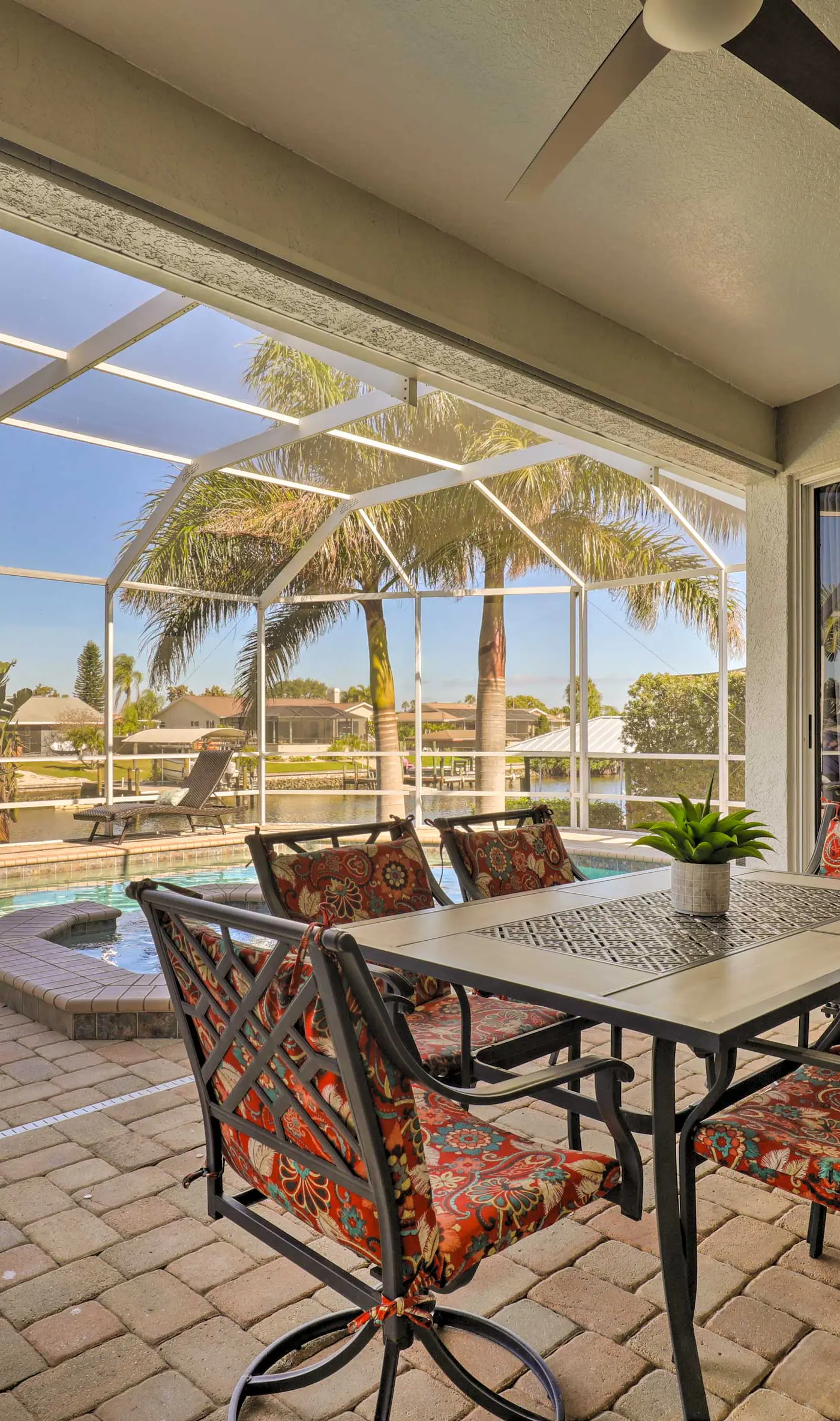 Heated Pool/Spa & Dock: Apollo Beach Home on Canal