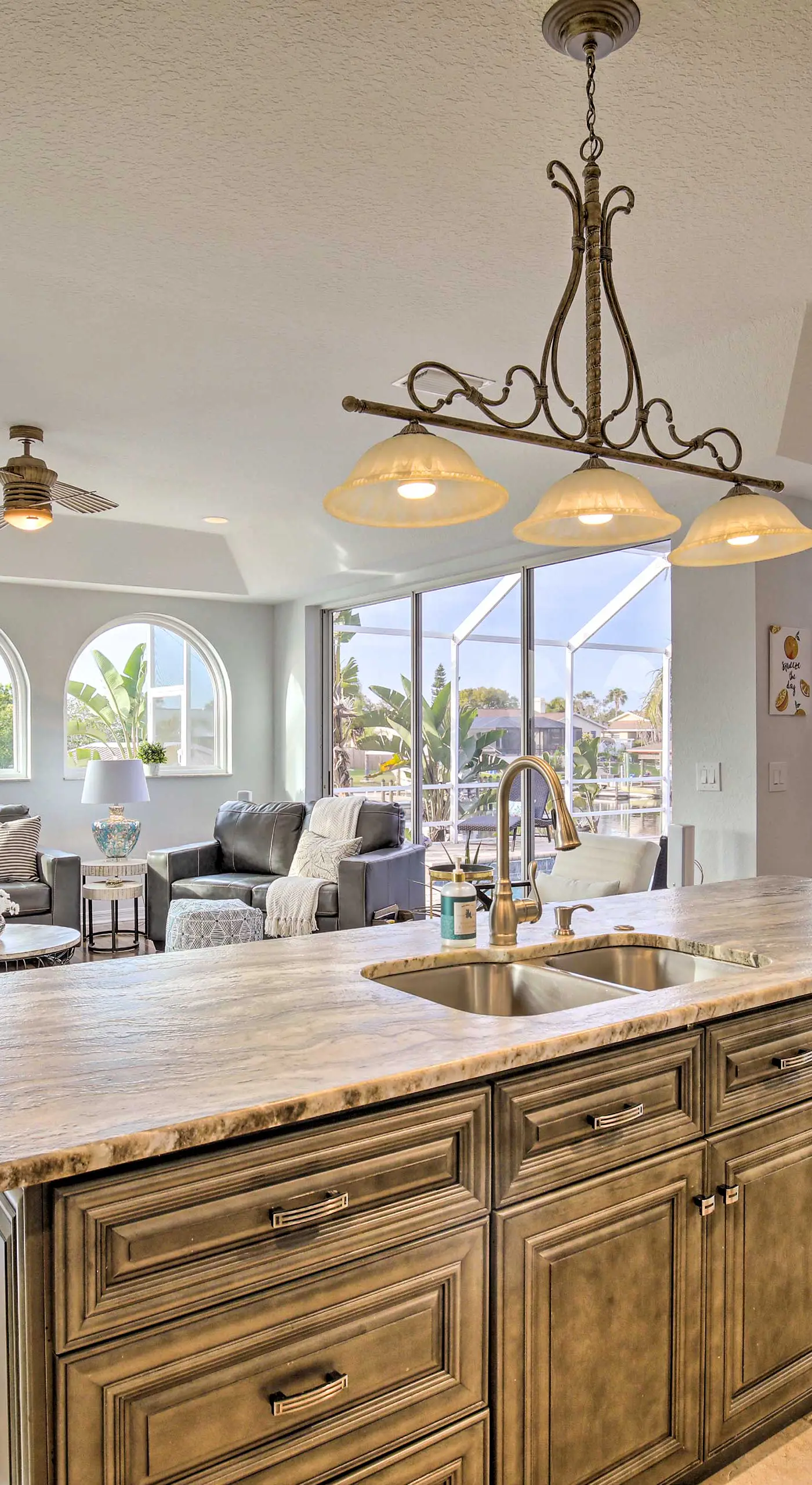 Heated Pool/Spa & Dock: Apollo Beach Home on Canal