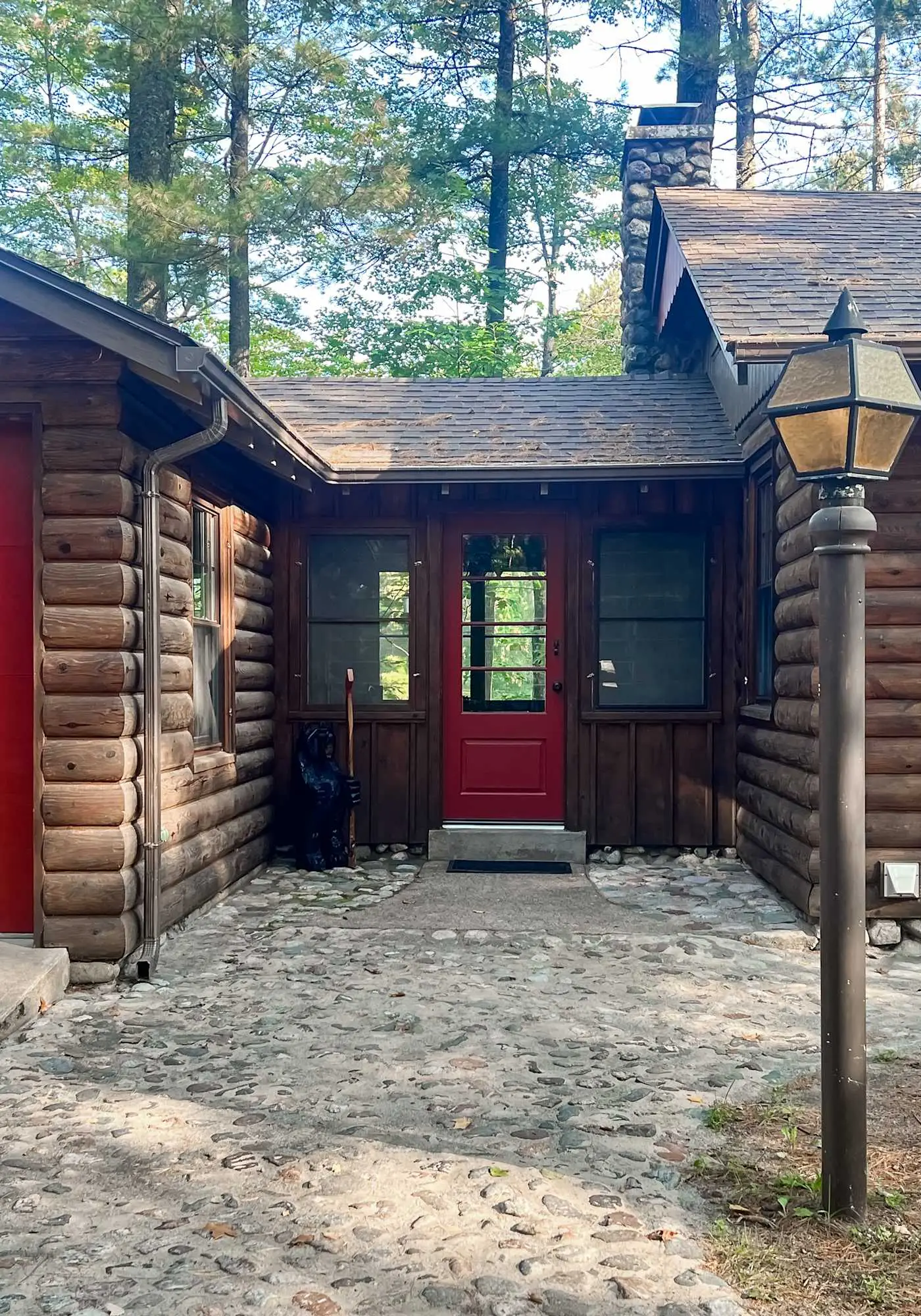 Lakefront escape on Rest Lake with dock, firepit & bike trail access