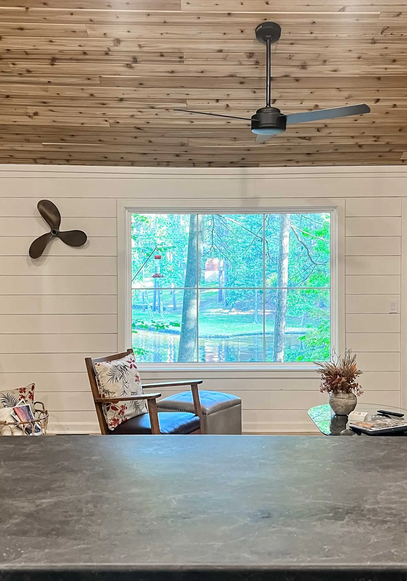 Lakefront escape on Rest Lake with dock, firepit & bike trail access