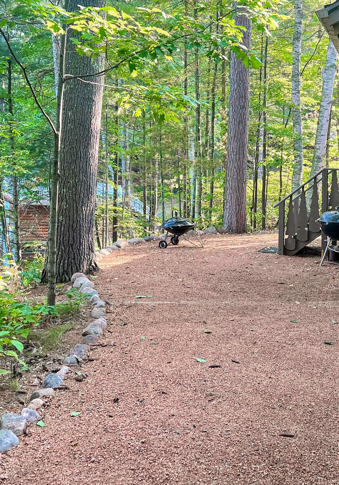Lakefront escape on Rest Lake with dock, firepit & bike trail access