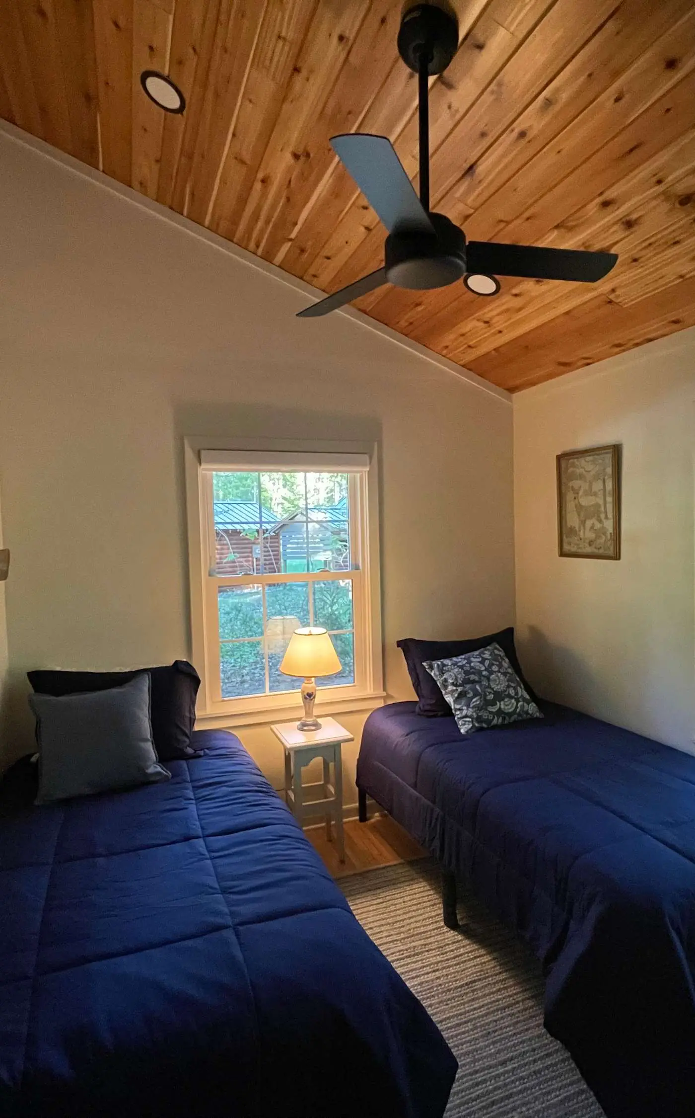 Lakefront escape on Rest Lake with dock, firepit & bike trail access