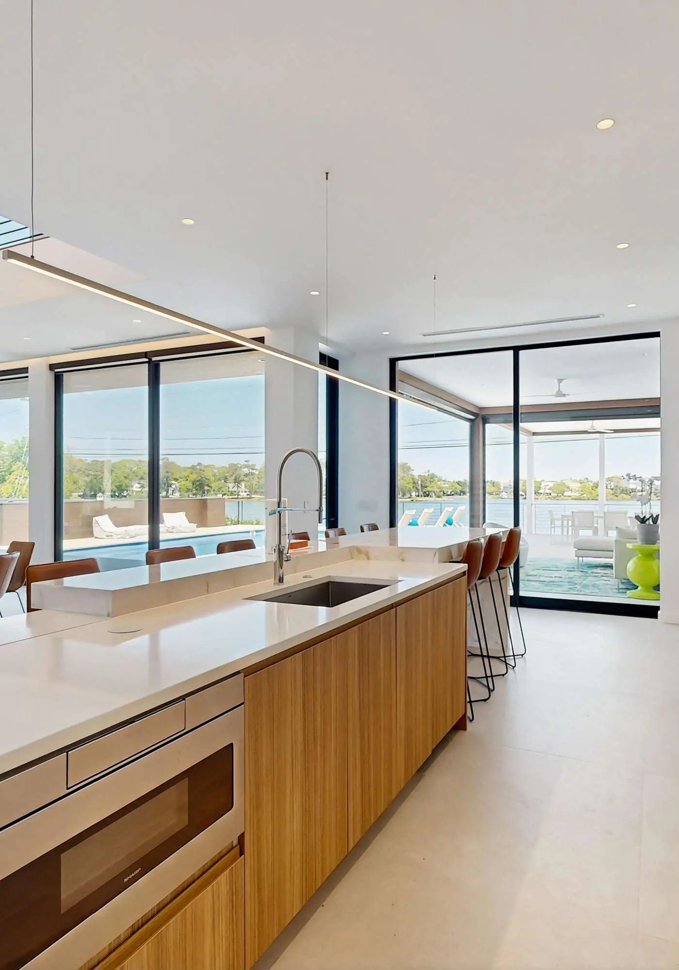 7 Bedroom Waterfront Rehoboth beach house with private pool