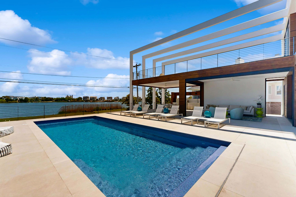 7 Bedroom Waterfront Rehoboth beach house with private pool