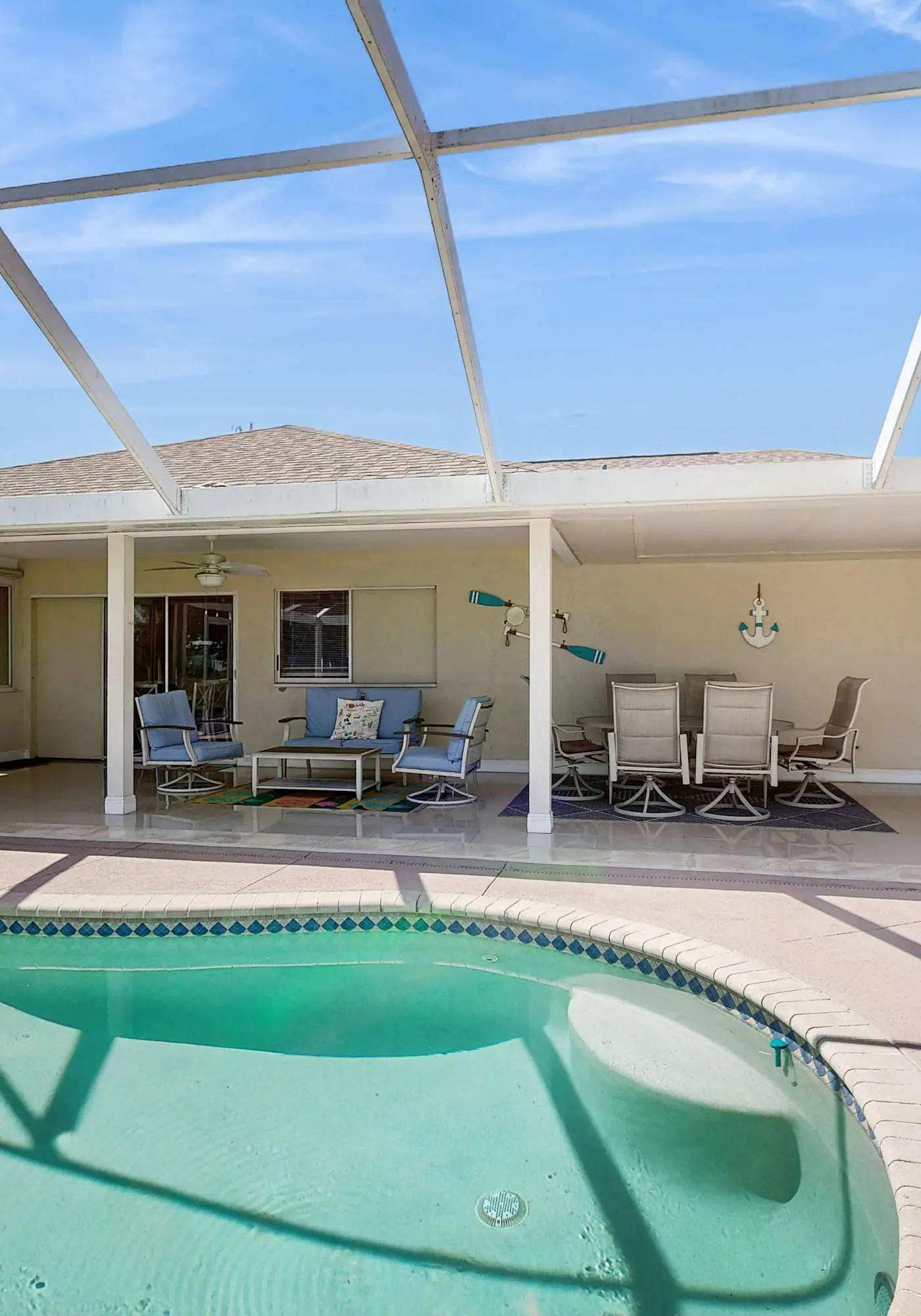 Gorgeous home with private pool, outdoor area & spacious