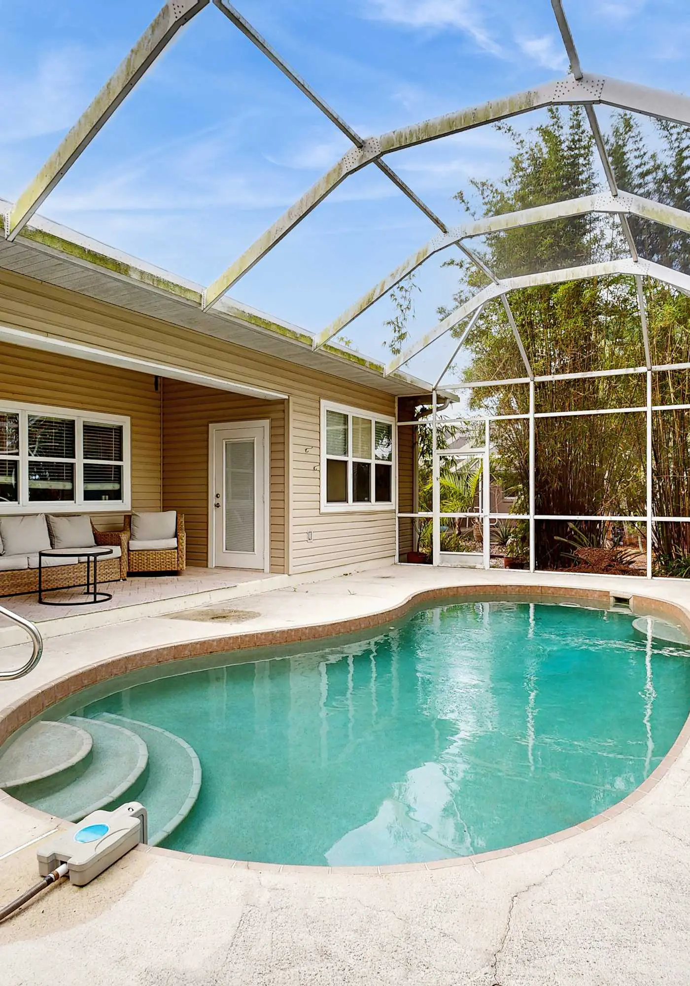 Gorgeous home with private pool, outdoor area & spacious