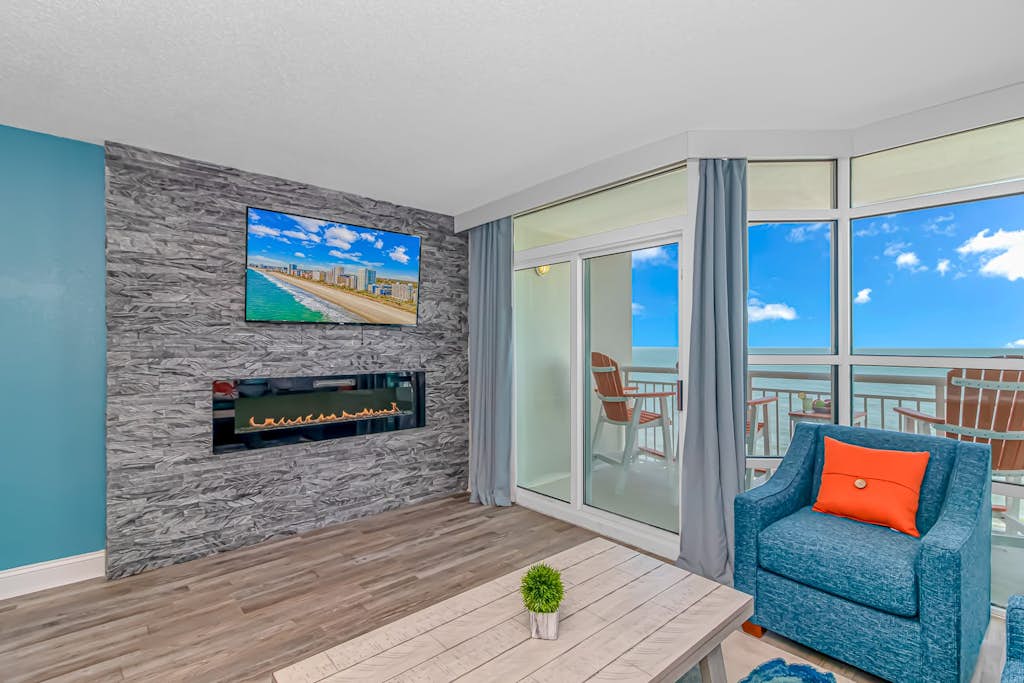 Prepare to be blown away! Check out this immaculate 1 bedroom / 1 bathroom suite located on the 9th floor of the Carolinian Beach Resort. This direct oceanfront apartment is fully furnished with 1 master bedroom featuring 1 king bed, multiple sleeper sofas, and will comfortably accommodate 4-5 guests! The condo offers 1 full bathroom, an oversized private balcony, oversized kitchen, washer and dryer, endless views, and so much more!
