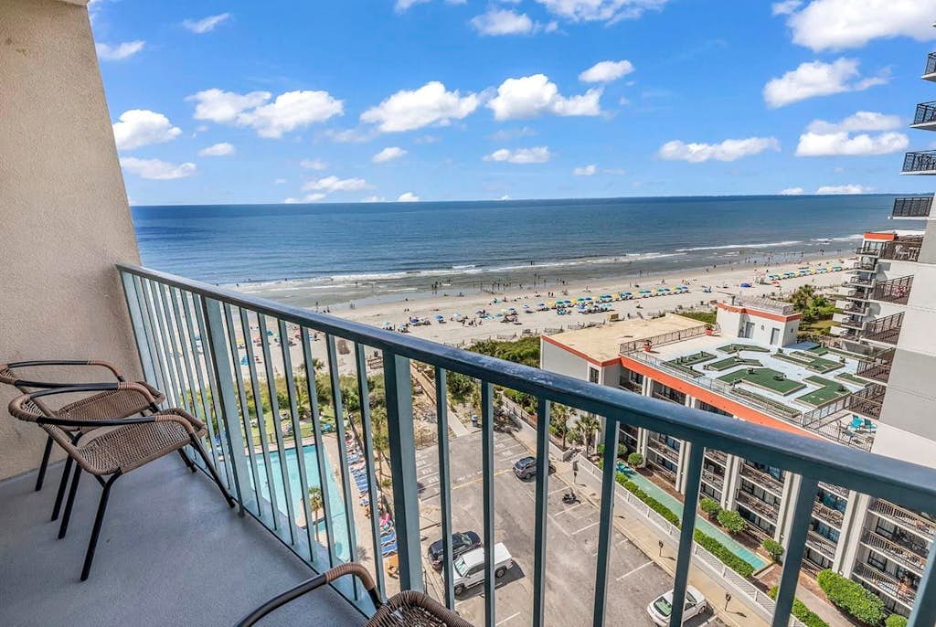 Looking for a newly- remodeled vacation rental? This is the perfect place for a couples retreat or a small family vacation! All the comforts of home but with spectacular ocean views off the two private balconies. This ocean view 2-bedroom condo is located on the North end of the "Golden Mile" - close enough to walk to local restaurants and attractions without being in the thick of the crowds. This unit has two main entrances, featuring a 1BR condo, as well an adjoining studio. These 2 units are side-by-side, but they are connected by an internal door. Guests love the privacy that this lock-out style apartment offers!


Important Notice: Balcony Railing Coating Project

The Balcony Railing Coating Project will be underway for approximately 6&ndash;8 weeks (weather permitting), with completion expected by mid to late January.

During this period, signage will be placed on sliding glass doors to inform guests when balcony work is taking place. Please remind guests not to touch the railings, as they will be in various stages of coating and drying.

Please note:

Balcony access will be restricted only while work is being performed on that specific stack.