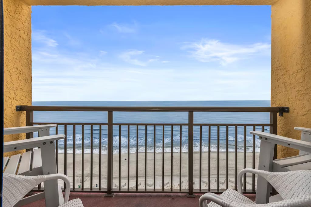 Welcome to Caravelle 1445, a spacious and inviting oceanfront inspired retreat designed to bring together comfort, relaxation, and easy coastal living. This beautifully arranged 2 bedroom, 1-bathroom condo offers a bright and welcoming atmosphere with plenty of space for families or small groups to unwind, recharge, and enjoy everything the beach has to offer.