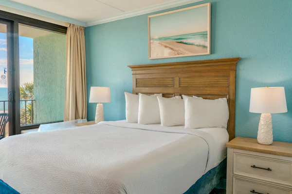 Welcome to this beautifully remodeled, oceanfront one-bedroom condo located at Compass Cove Resort in the picturesque Schooner Building! This stunning, newly renovated space features two queen-sized beds, comfortably accommodating up to 4 guests—perfect for couples, friends, or small families looking for a relaxing getaway.