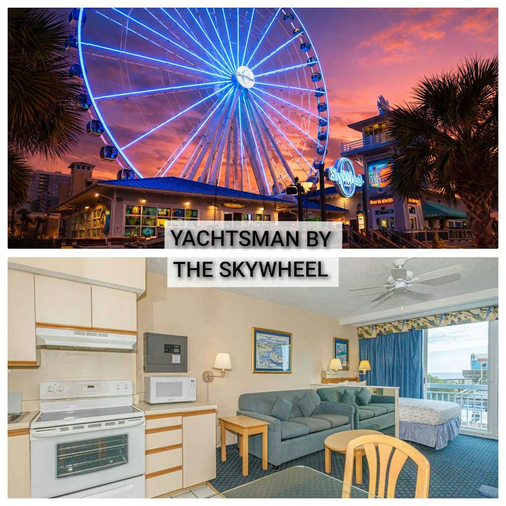 Immerse yourself in the ultimate oceanfront escape at the iconic Yachtsman Resort, South Tower, where the endless Atlantic stretches before you and the gentle rhythm of the waves sets the tone for a peaceful retreat. Situated on the fourth floor, this bright and inviting studio puts you just steps from the vibrant Myrtle Beach Boardwalk and the famous 14th Avenue Pier. With sweeping coastal vistas, an open and airy layout, and a prime beachfront location, this charming condo is the perfect place to relax, soak up the sun, and enjoy all the excitement and charm that Myrtle Beach has to offer.

RENOVATIONS ARE BEING DONE IN SOME UNITS AT THE RESORT!!! WORK WILL BE PERFORMED FROM 9AM-5PM DURING YOUR STAY!!