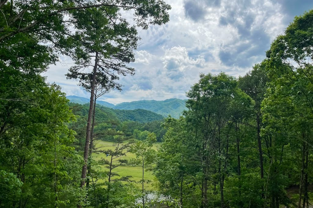 Peaceful 2BR Cabin with Full Kitchen, Wifi, Gas Grill, and Hot Tub