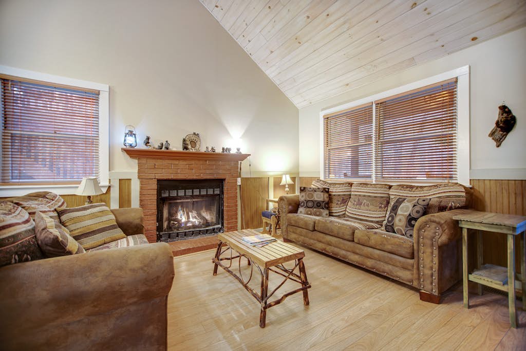 Quiet dog-friendly riverfront house with large back deck, hot tub, fireplace